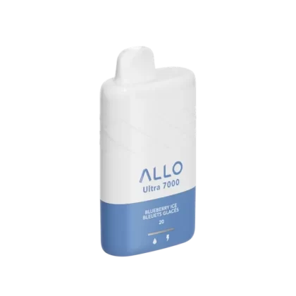 Allo Ultra – 7000 Puffs – Rechargeable Disposable Vape – Blueberry Ice