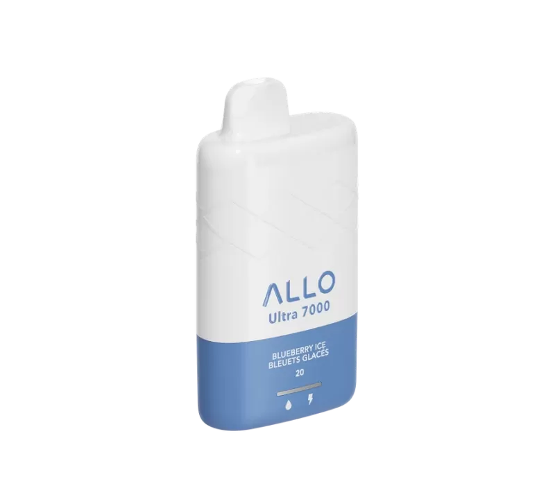 Allo Ultra – 7000 Puffs – Rechargeable Disposable Vape – Blueberry Ice