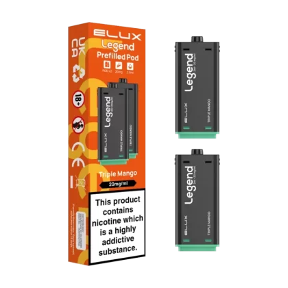Triple Mango Elux Legend 1500 Pods - Ecigwizard