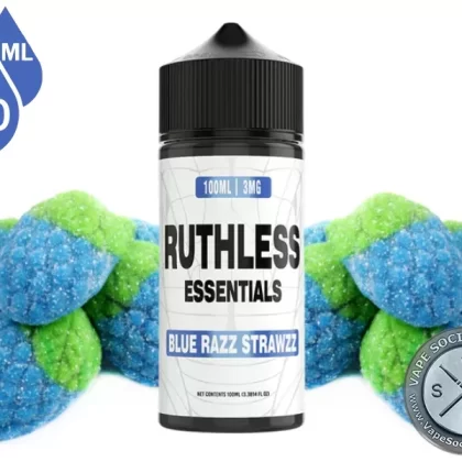 Blue Razz Strawzz Ruthless Essentials 100ml