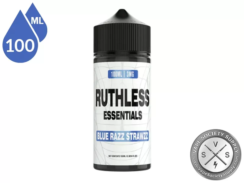Blue Razz Strawzz Ruthless Essentials 100ml - Image 3