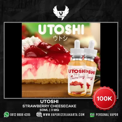 UTOSHI STRAWBERRY CHEESECAKE 60 ML - 3 mg / 60 ml