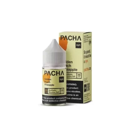 Golden Peach Pineapple Nicotine Salt by Pacha Syn - Vape Product; Vape Product, Vape Product