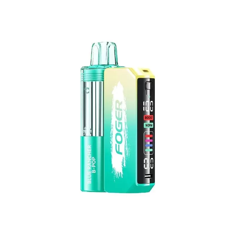Foger Switch Pro Kit 30000 Puff Disposable Vape - Flavor#Blue Rancher B-Pop>Blue Razz Ice>Blueberry Watermelon>Cherry Bomb>Chocolate Cupcake>Clear>Coconut Cupcake>Coffee>Cola Slush>Cool Mint