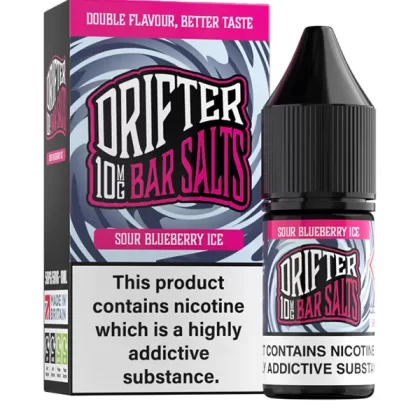 Sour Blueberry Ice Drifter Bar Salts E-Liquid - 10mg