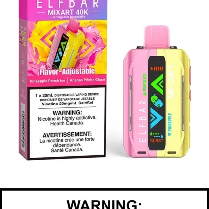 Pineapple Peach Ice Elf Bar Mixart 40K Disposable Vape
