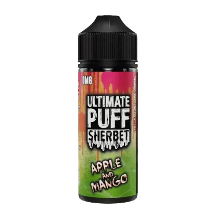 ULTIMATE PUFF SHERBET APPLE MANGO 100ML SHORTFILL E-LIQUID