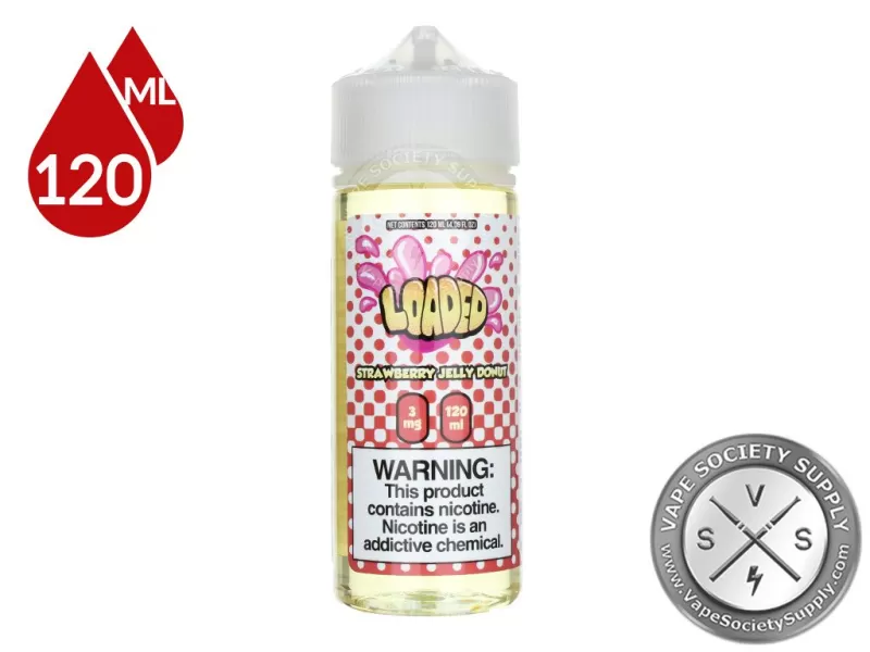 Strawberry Jelly Donut Loaded 120ml - Image 2