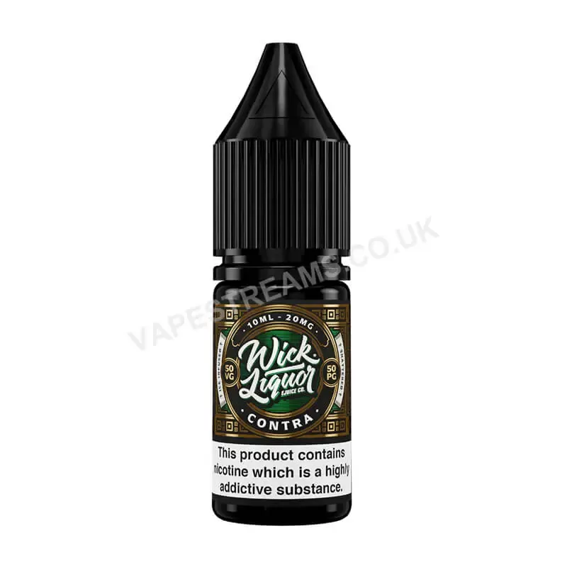 Contra Shattered Nic Salt E-Liquid by Wick Liquor - Vapestreams Co