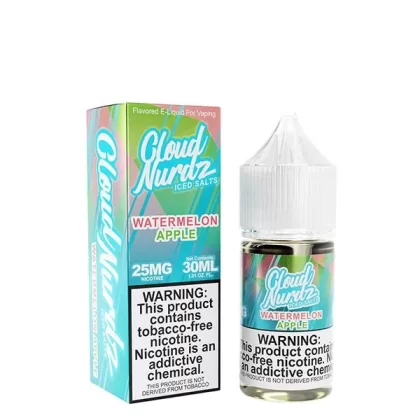 Iced Watermelon Apple by Cloud Nurdz TFN Salts 30mL - 50MG