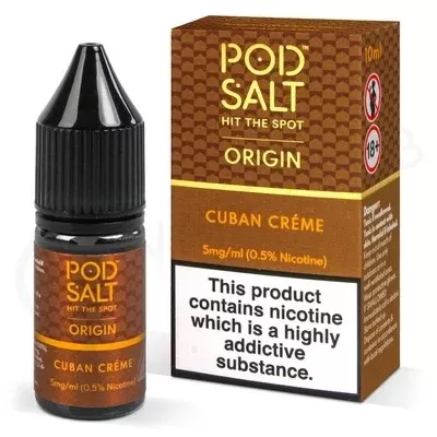 Cuban Creme Nic Salt E-Liquid by Pod Salt Origin - Ecigpremium