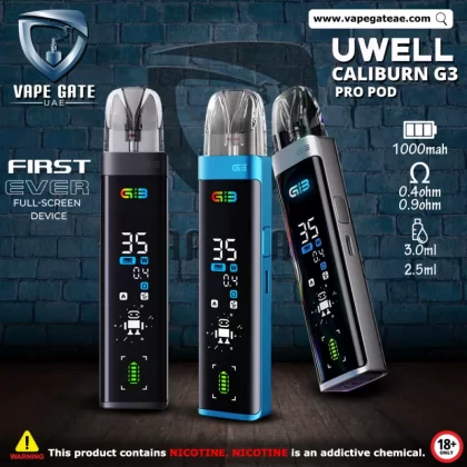 Uwell Caliburn G3 Pro Pod System Kit 1000mAh - Space Grey