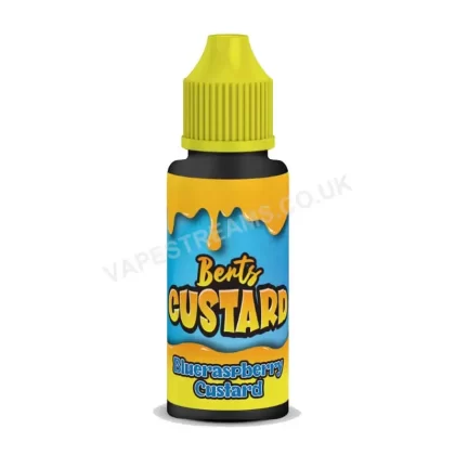 Berts Custard Blueraspberry Custard E-Liquid Shortfill - Vapestreams Co