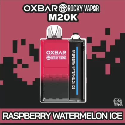 Rocky Vapor Oxbar M20K Disposable Vape – Raspberry Watermelon Ice