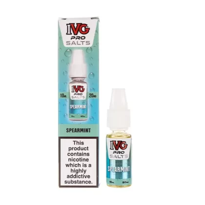 Spearmint Nic Salt E-Liquid by IVG Pro Salts - 10mg