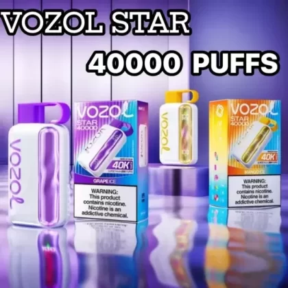 VOZOL STAR 40K PUFFS 50MG DISPOSABLE POD - Elegantvapestore