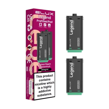 Lemon Peach Passionfruit Elux Legend 1500 Pods - Ecigwizard