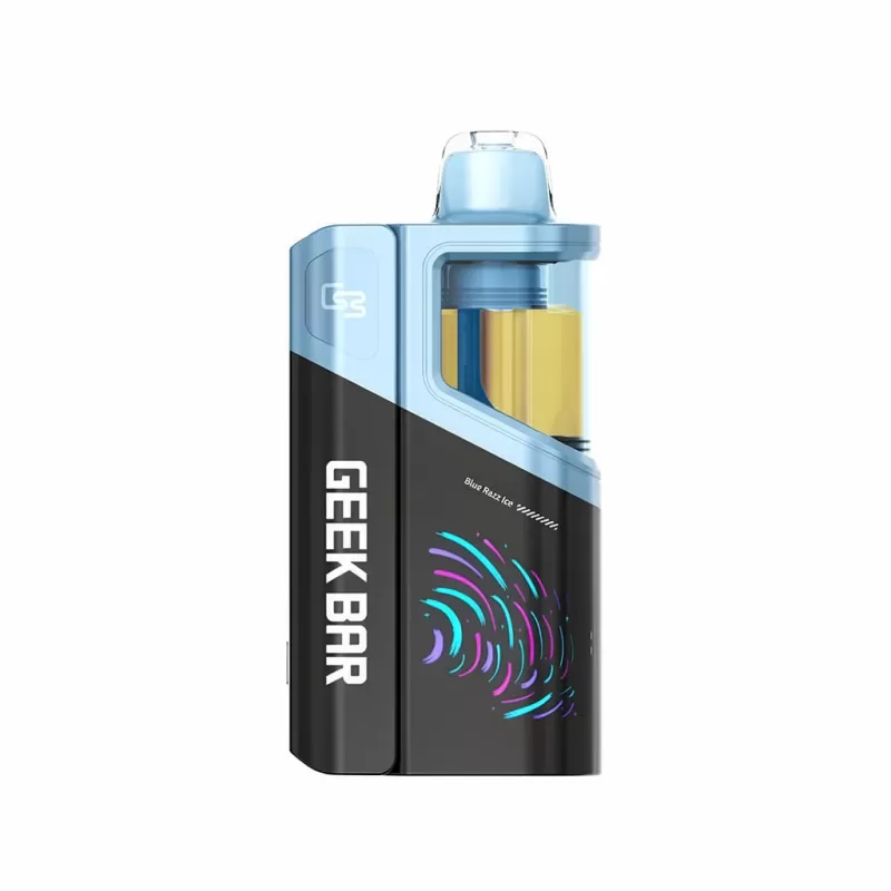 Geek Bar Clio Platinum 50K, 50K Puffs, Dual Mesh - Blue Razz Ice, Code Red; Vape Product (923F85)