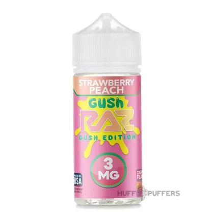 Pod Juice X Raz – Strawberry Peach Gush 100mL - Vape Product, Vape Product