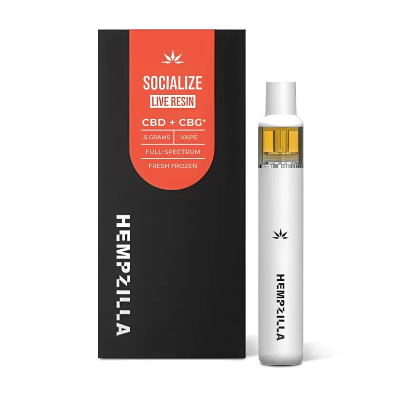 Hempzilla CBD Live Resin 0.5G Disposable Pens - Image 3