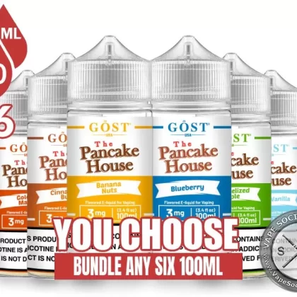 The Pancake House E-Juice Bundle 6x100ml (600ml)