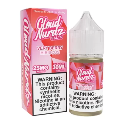 Cloud Nurdz Salts Very Berry Hibiscus eJuice - Vape Product; Vape Product, Vape Product (AB66D1)