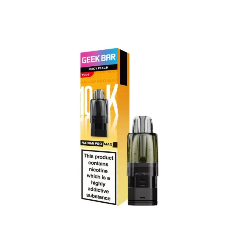 Geek Bar Hagimi Pro Max 10K Refill Pod Juicy Peach - 20mg