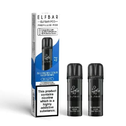 Elf bar 600 Prefilled Pod Blueberry Sour Raspberry - Vape Store
