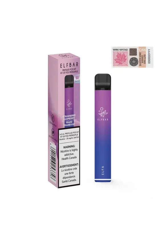 ELF Bar – ELFA Prefilled Pod Kit – Strawberry Raspberry
