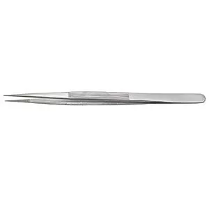 Industrial, Economy Tweezers Serrated Tips SS