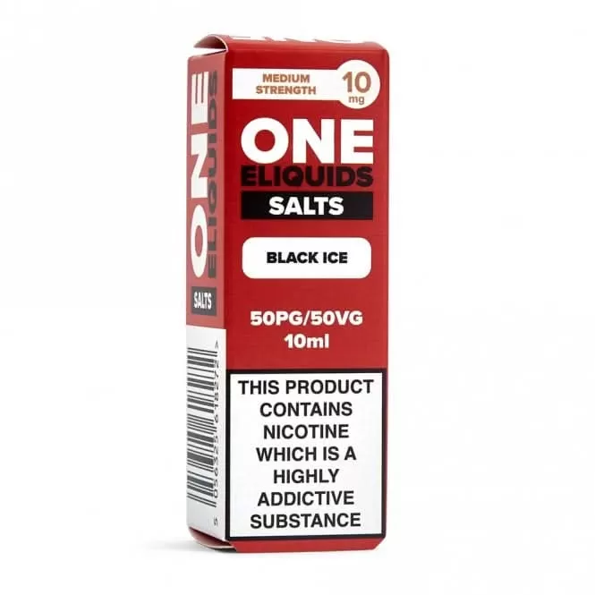 Black Ice Nic Salt E-Liquid by ONE E-Liquids (10ml) - Image 3