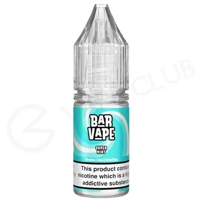 Super Mint Nic Salt E-Liquid by Bar Vape - Ecigpremium