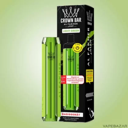 Crown Bar Al Fakher Basisgerät – Light Green - Vapebazar