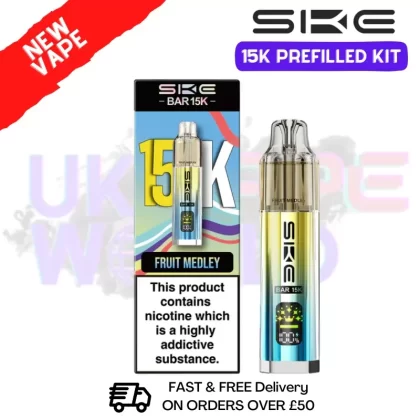 Fruit Medley SKE 15K Puff Prefilled Pod Kit – £8.49