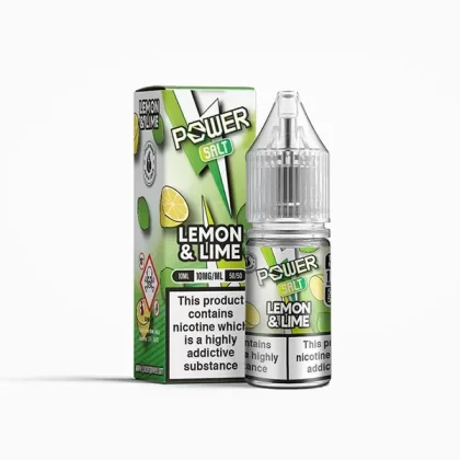 JNP Power Salts Lemon & Lime E Liquid 10ml - Nicotine Strength#20mg>10mg