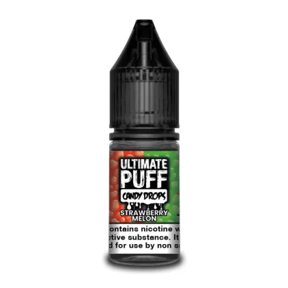 Ultimate Puff Candy Drops Strawberry Melon 10ml Vape Juice - 10 Pack - Strength 18mg