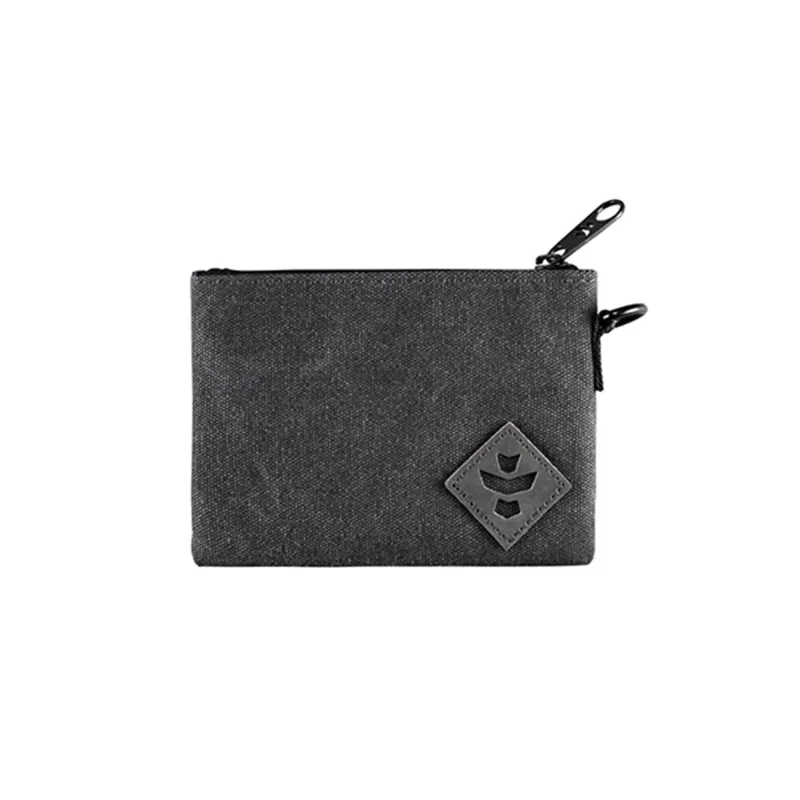 Revelry Mini Broker - Smell Proof Zippered Small Stash Bag - Maroon Pattern