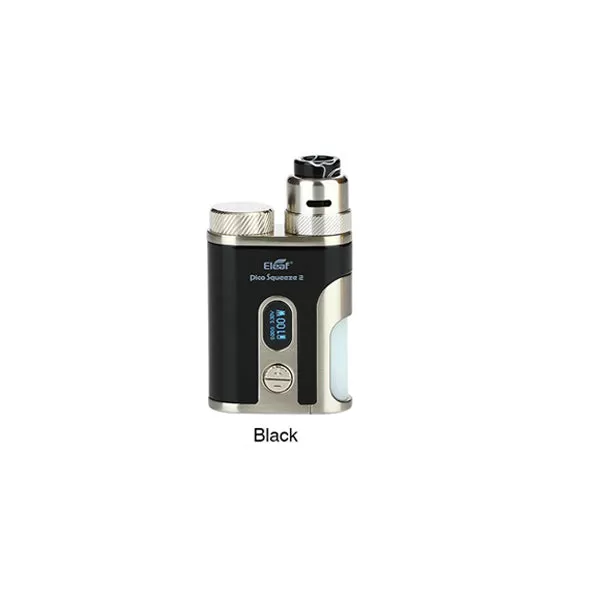 Eleaf Pico Squeeze 2 100W Squonk Kit with Coral 2 RDA (4000mAh & 8ML) - Without Cell / Black / Hong Kong Warehouse - Image 3