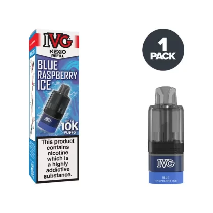 Blue Raspberry Ice IVG Nexio Refill Pack