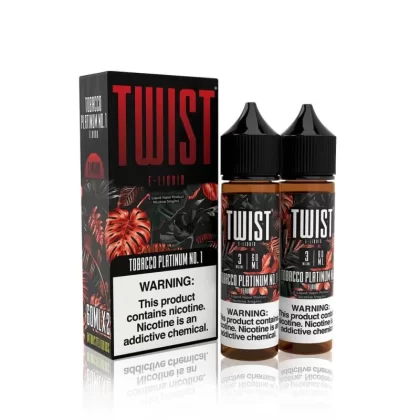 Twist E-Liquid – Tobacco Platinum No. 1 – 60ml (x2)