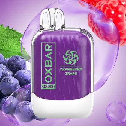 OXVA OXBAR Cranberry Grape G8000 Disposable Pod 8000 PUFFS