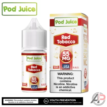 Pod Juice Red Tobacco Salt Nicotine 30mL