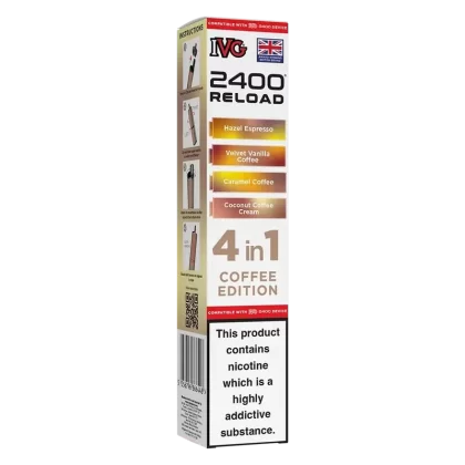 IVG 2400 Reload 4in1 Coffee Edition Prefilled Pods