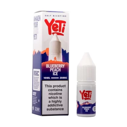 Blueberry Peach Ice Nic Salt E-Liquid by Yeti