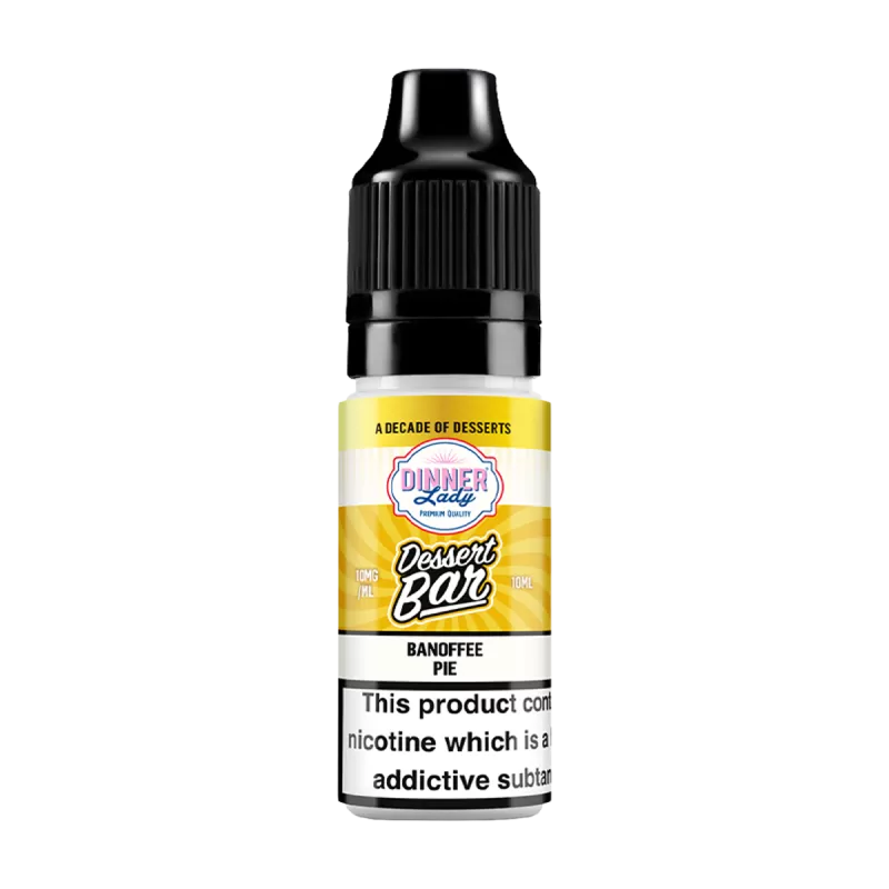Banoffee Pie Nic Salt by Dinner Lady Dessert Bar Range - 20mg - Vape Product (D51E46)