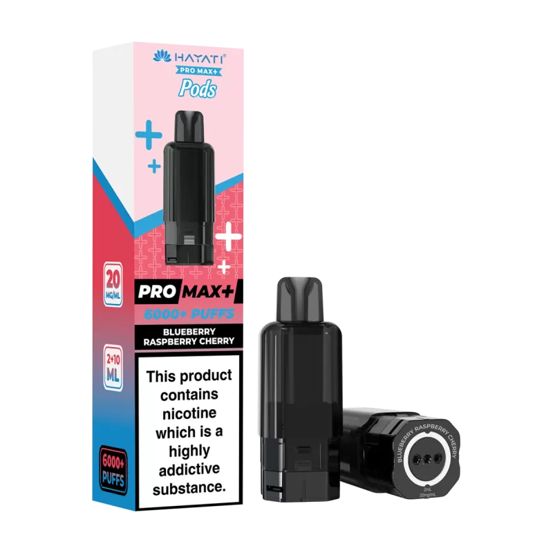 Blueberry Raspberry Cherry Hayati Pro Max+ Refill Pack - Vapeshop Co