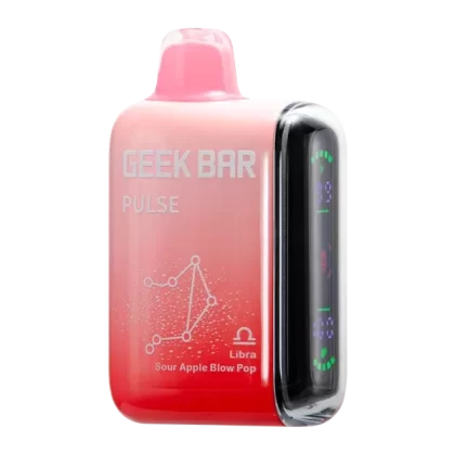 Sour Apple B-Burst Geek Bar Pulse - Consumer; Vape Product; 5 Pack, Single