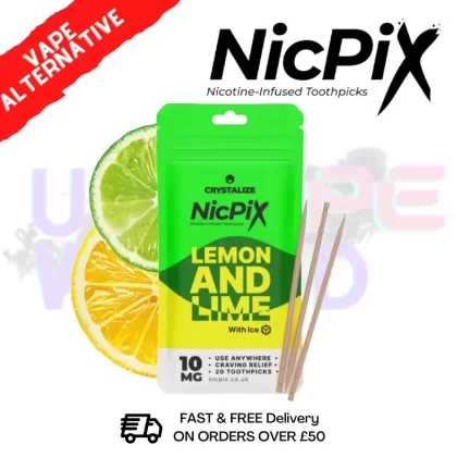 Lemon Lime Nic Pix Nicotine ToothPicks