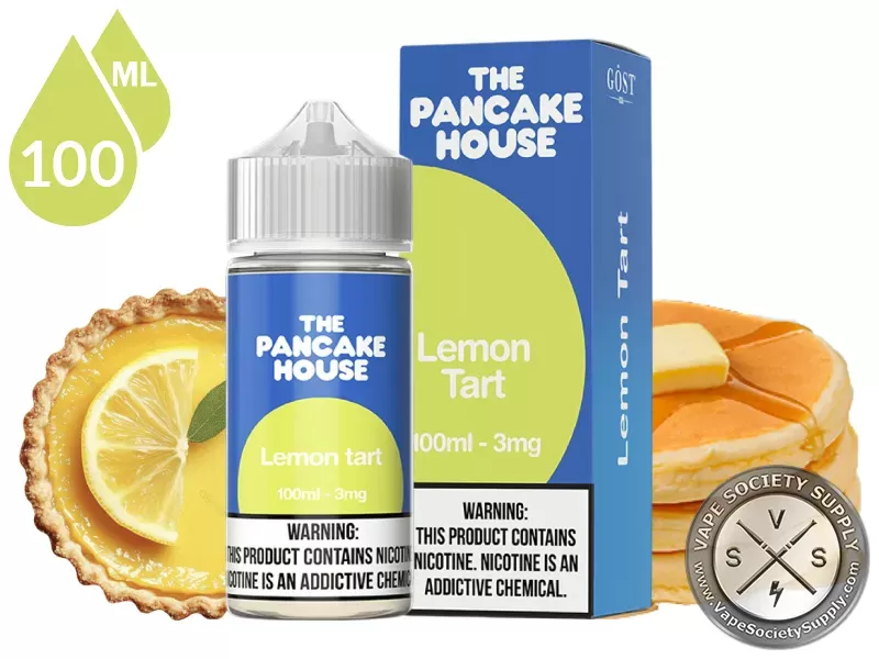 Lemon Tart by The Pancake House 100ml - Vape Product, Vape Product