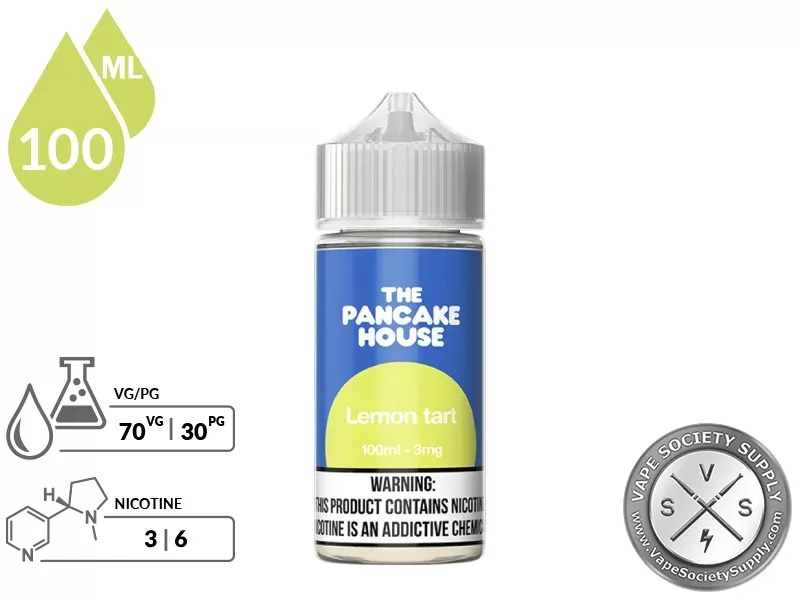 Lemon Tart by The Pancake House 100ml - Vape Product, Vape Product - Image 2